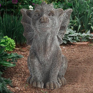 Dekofigur Drache Magnesia H41cm Statue Skulptur Drachenfigur Dekodrache Glücksdrache