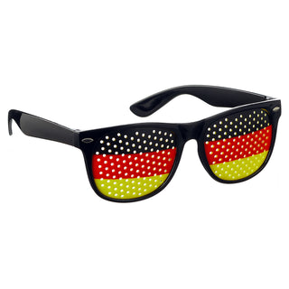 Brille Deutschland 6er Set Fanbrille Sonnenbrille Schwarz/Rot/Gold Fanartikel Fussball