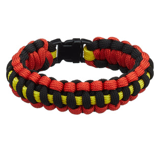 Parabänder 6er Set Deutschland DIY Schlüsselanhänger Armband 3 Bänder/Verschlüsse L245cm