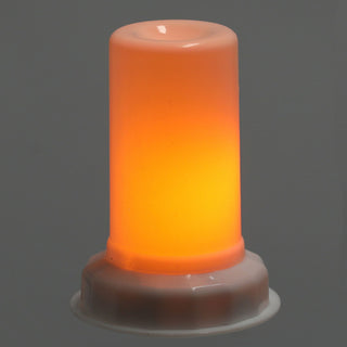 Leuchtmittel Flammenlicht LED Kerze für Windlichter 9x7,5cm Flammenoptik Timerfunktion batteriebetrieben Leuchte Lampe Licht