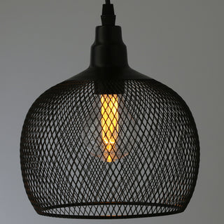 LED Hängeleuchte batteriebetrieben schwarz Eisen Pendellampe Lampe Timerfunktion Deckenlampe Outdoorlampe