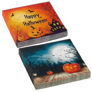 Servietten "Halloween" 40er Set 3lagig Papierserviette Motivserviette stoffähnlich Tuch