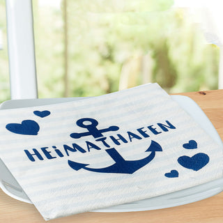 Servietten "Maritim" 80er Set 3lagig 2 verschiedene Motive Papierserviette Motivserviette stoffähnlich Tuch