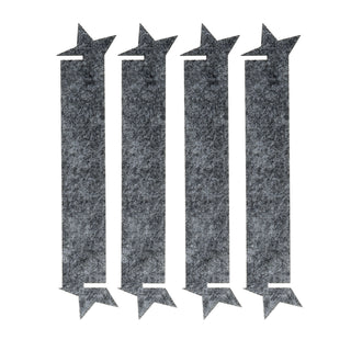 Serviettenringe "Stars" Filz 4er Set Stern Serviettenhalter Halter Serviette