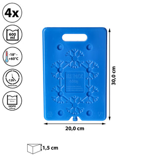 4/6/24x Kühlakku 200-800ml Kühlelemente Coolpacks Kühltasche Kühlbox Kühlpack