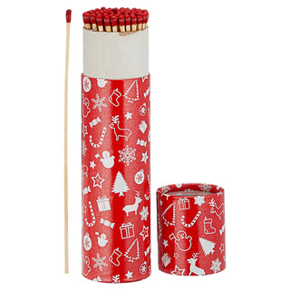 4x Kaminstreichhölzer L20cm 4 Packungs-Motive à 75 Stk. Zündhölzer Streichholzschachtel Weihnachtsdesign