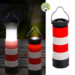 1/12x 3in1 Taschenlampe Leuchtturm Multifunktionslampe Tischlampe Hängelampe Lampe ausziehbar Zoomfunktion