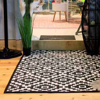 Outdoor Teppich 120x180cm Farbwahl Bodenmatte Außenbereich Garten Terrasse Balkon Kunststoff