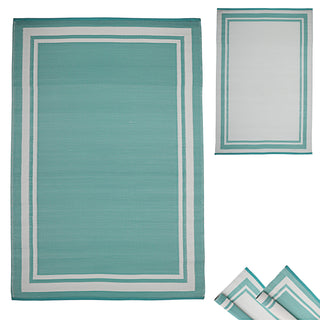 Outdoor Teppich 120x180cm Farbwahl Bodenmatte Außenbereich Garten Terrasse Balkon Kunststoff