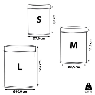 3x Gebäckdose "Naschdose/Süße Sünden" Metall Weihnachtskekse Weihnachtsgebäck Keksdose Dose