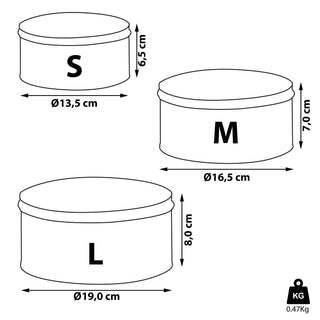 Gebäckdose rund 3er Set Weihnachtskekse Weihnachtsgebäck Keksdose Dose Weihnachtsdose