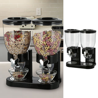 Cerialienspender doppelt Müslispender Spender Frühstücksspender Dosierer