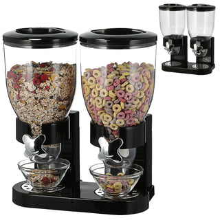 Cerialienspender doppelt Müslispender Spender Frühstücksspender Dosierer