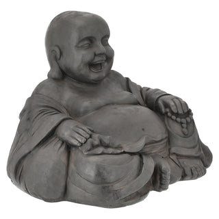 Buddha Statute "Happy" H46cm dicker Bauch  Figur Garten Skulptur Feng Shui