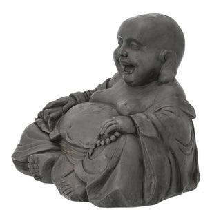 Buddha Statute "Happy" H46cm dicker Bauch  Figur Garten Skulptur Feng Shui