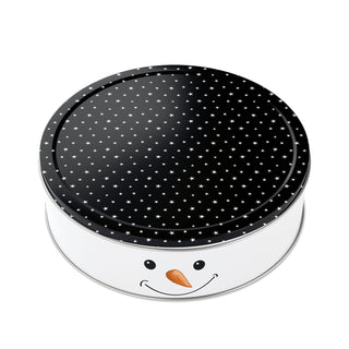 Gebäckdosen 3er Set "Nostalgie" / "Wintervorrat" / "Schneeman"3 Größen Metall Weihnachtskekse Weihnachtsgebäck Keksdose Dose Weihnachtsdose