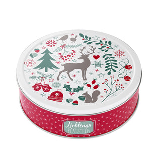 Gebäckdosen 3er Set "Nostalgie" / "Wintervorrat" / "Schneeman"3 Größen Metall Weihnachtskekse Weihnachtsgebäck Keksdose Dose Weihnachtsdose