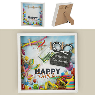 Bilderrahmen DIY Geldgeschenk Hochzeit / Geburtstag / Weihnachten Jahrestag Brautpaar Hochzeitspaar Rahmen Geschenk Wäscheklammer