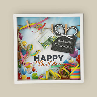 Bilderrahmen DIY Geldgeschenk Hochzeit / Geburtstag / Weihnachten Jahrestag Brautpaar Hochzeitspaar Rahmen Geschenk Wäscheklammer