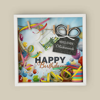 Bilderrahmen DIY Geldgeschenk Hochzeit / Geburtstag / Weihnachten Jahrestag Brautpaar Hochzeitspaar Rahmen Geschenk Wäscheklammer