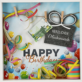 Bilderrahmen DIY Geldgeschenk Hochzeit / Geburtstag / Weihnachten Jahrestag Brautpaar Hochzeitspaar Rahmen Geschenk Wäscheklammer