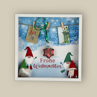Bilderrahmen DIY Geldgeschenk Hochzeit / Geburtstag / Weihnachten Jahrestag Brautpaar Hochzeitspaar Rahmen Geschenk Wäscheklammer