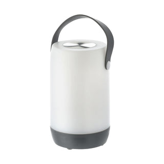 LED Leuchte Touchfunktion H19cm weiß/grau oder weiß/schwarz Outdoor IP44 H19cm Henkellampe akkubetrieben Gartenlampe