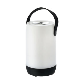 LED Leuchte Touchfunktion H19cm weiß/grau oder weiß/schwarz Outdoor IP44 H19cm Henkellampe akkubetrieben Gartenlampe