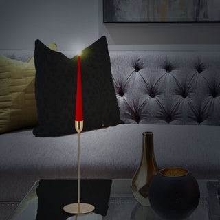 Kerzenständer Shiny Gold 28/33cm Eisen Kratzschutz Stabkerzenhalter Halter Metallständer Kerzenleuchter