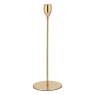 Kerzenständer Shiny Gold 28/33cm Eisen Kratzschutz Stabkerzenhalter Halter Metallständer Kerzenleuchter