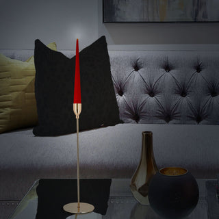 Kerzenständer Shiny Gold 28/33cm Eisen Kratzschutz Stabkerzenhalter Halter Metallständer Kerzenleuchter