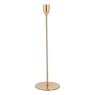Kerzenständer Shiny Gold 28/33cm Eisen Kratzschutz Stabkerzenhalter Halter Metallständer Kerzenleuchter
