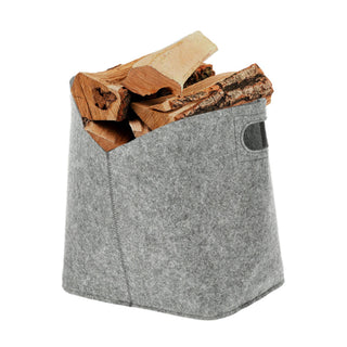 Aufbewahrungskorb Filz Zeitungskorb 24x34x24cm hell-/dunkelgrau Ordnungsbox Korb Filzkorb Aufbewahrung