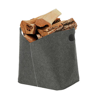 Aufbewahrungskorb Filz Zeitungskorb 24x34x24cm hell-/dunkelgrau Ordnungsbox Korb Filzkorb Aufbewahrung