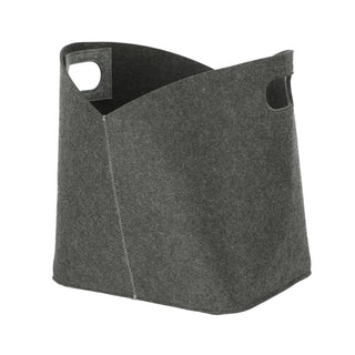 Aufbewahrungskorb Filz Zeitungskorb 24x34x24cm hell-/dunkelgrau Ordnungsbox Korb Filzkorb Aufbewahrung