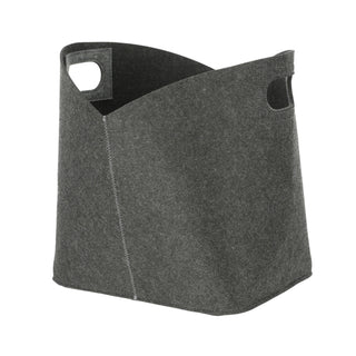 Aufbewahrungskorb Filz Zeitungskorb 24x34x24cm hell-/dunkelgrau Ordnungsbox Korb Filzkorb Aufbewahrung