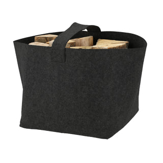 Filzkorb mit Henkel 36x36x34cm hell-/dunkelgrau Ordnungsbox Korb Filzkorb Aufbewahrung Henkelkorb