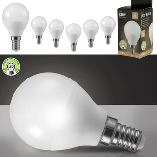 6x LED SMD Leuchtmittel Glühbirne E14 3W 2700K Birnenform warmweiß Leuchte Lampe