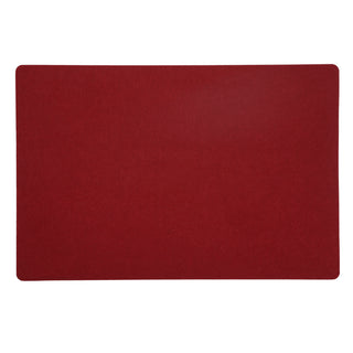 6x Tischset Filz "De Luxe" 45x30cm Tischdekoration Platzdecken Filzuntersetzer Platzset runde Ecken