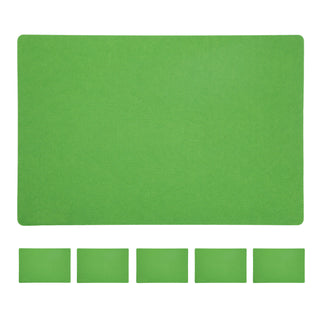 6x Tischset Filz "De Luxe" 45x30cm Tischdekoration Platzdecken Filzuntersetzer Platzset runde Ecken