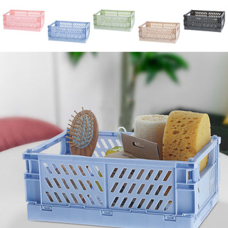 5x Klappboxen Gr: S/M/L Boxen Kiste Trageboxen Klappkiste beige grau blau rosa grün