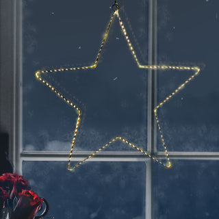 LED Ring / Stern Deluxe Ø37/40/55cm 180/280 LEDs zum Aufhängen Metallstern Weihnachtsstern Leuchtring / LeuchtsternGartendekoration