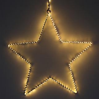 LED Ring / Stern Deluxe Ø37/40/55cm 180/280 LEDs zum Aufhängen Metallstern Weihnachtsstern Leuchtring / LeuchtsternGartendekoration