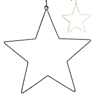 LED Ring / Stern Deluxe Ø37/40/55cm 180/280 LEDs zum Aufhängen Metallstern Weihnachtsstern Leuchtring / LeuchtsternGartendekoration