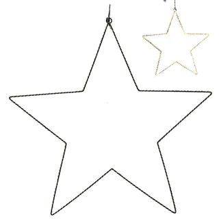 LED Ring / Stern Deluxe Ø37/40/55cm 180/280 LEDs zum Aufhängen Metallstern Weihnachtsstern Leuchtring / LeuchtsternGartendekoration