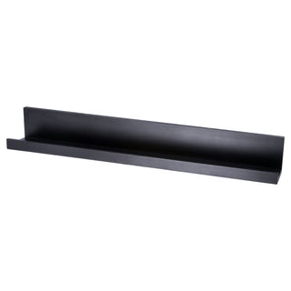 Bilderleiste weiß/schwarz 58cm MDF Leiste Brett Wandregal Regal Board Wandboard Schweberegal