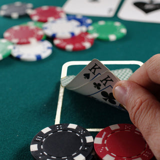 Pokertisch Auflage Filz 60x90cm grün bedruckt Tischauflage Spielunterlage Poker-Spielmatte Pokermatte