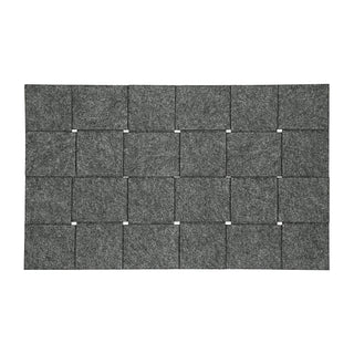 Tischset 4er Set Filz Flechtoptik 46x28cm 4 Farben Tischdekoration Platzdecken Filzuntersetzer Platzset