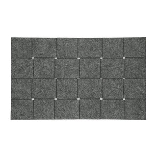 Tischset 4er Set Filz Flechtoptik 46x28cm 4 Farben Tischdekoration Platzdecken Filzuntersetzer Platzset