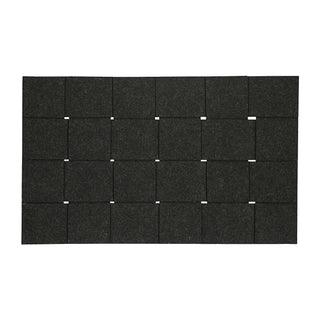 Tischset 4er Set Filz Flechtoptik 46x28cm 4 Farben Tischdekoration Platzdecken Filzuntersetzer Platzset